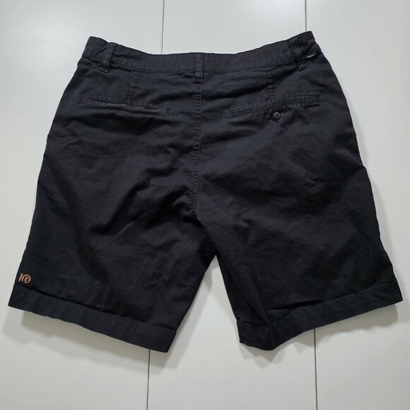 Tentree Shorts Mens 33 Black Organic Cotton Sustainable Comfort Hiking Stretch - Picture 16 of 16